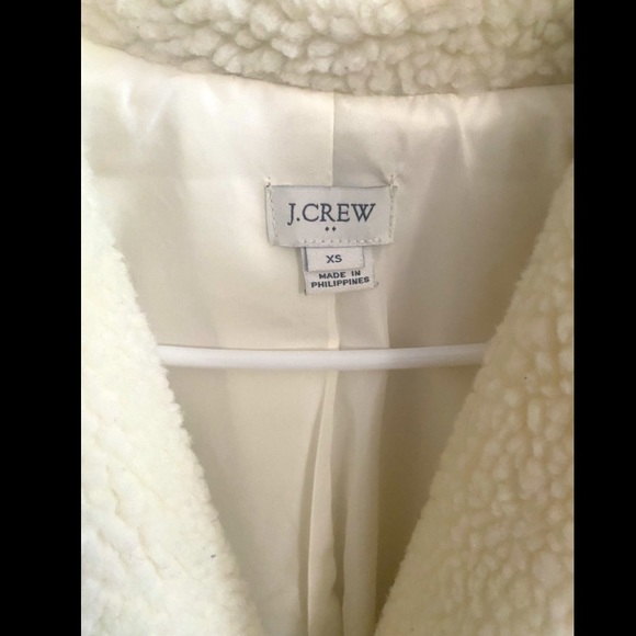 J Crew cream coat - Picture 2 of 2
